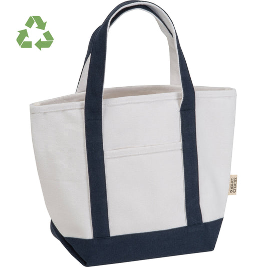 Kleine Tragetasche aus recycelter Baumwolle GINA