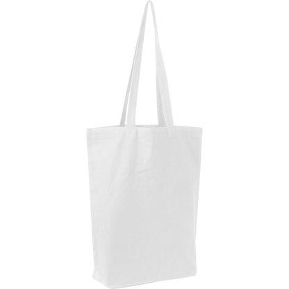 Fairtrade Baumwolltasche mit Bodenfalte PIOTR