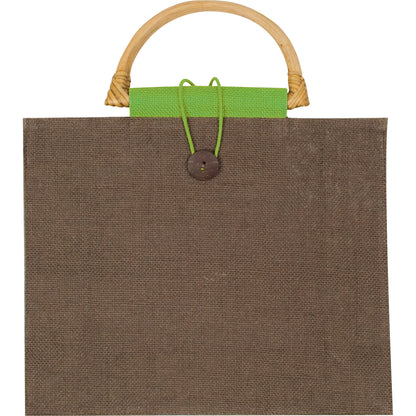 Jutetasche mit Bambusgriffen JENNIFER