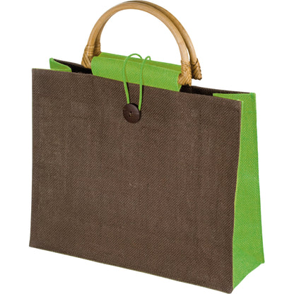 Jutetasche mit Bambusgriffen JENNIFER