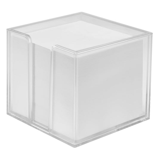 Zettelbox "Sigma", doppelwandig glasklar