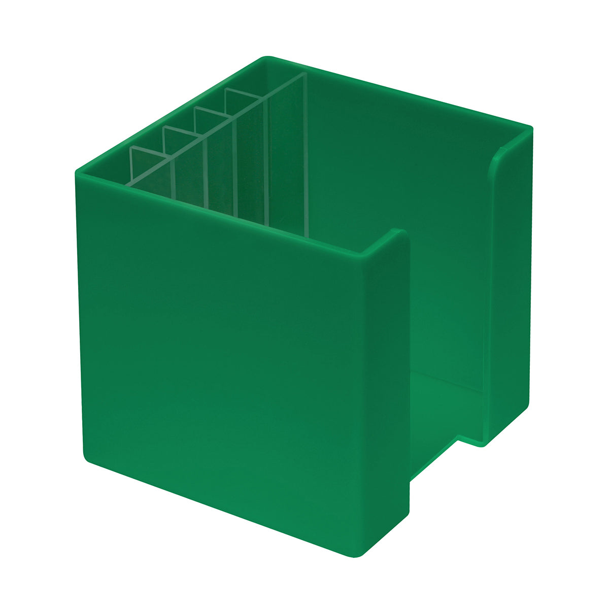 Zettelbox mit Köcher "Alpha" grün