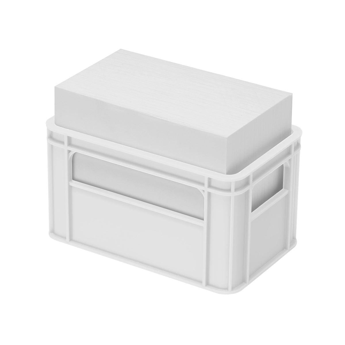 Zettelbox "Getränkekasten" weiß