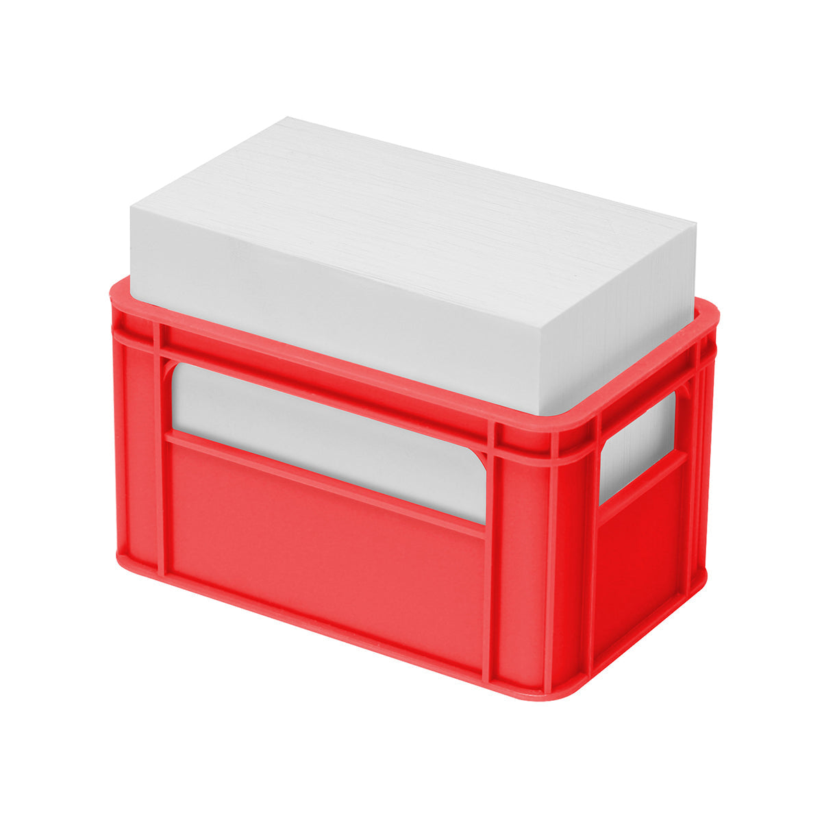Zettelbox "Getränkekasten" rot