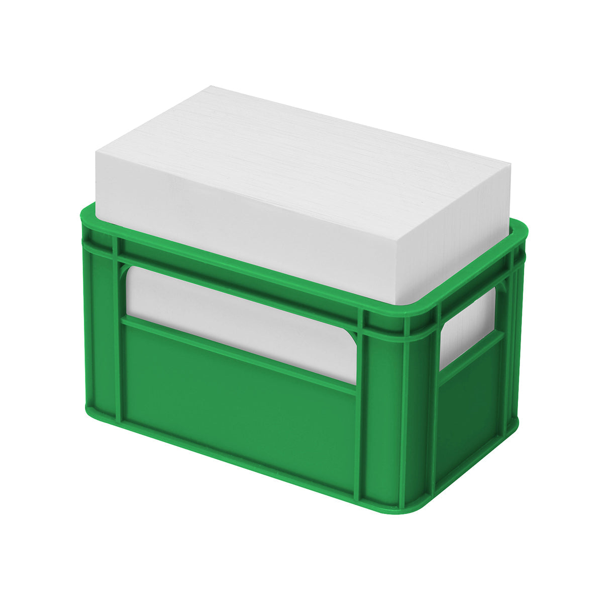 Zettelbox "Getränkekasten" grün