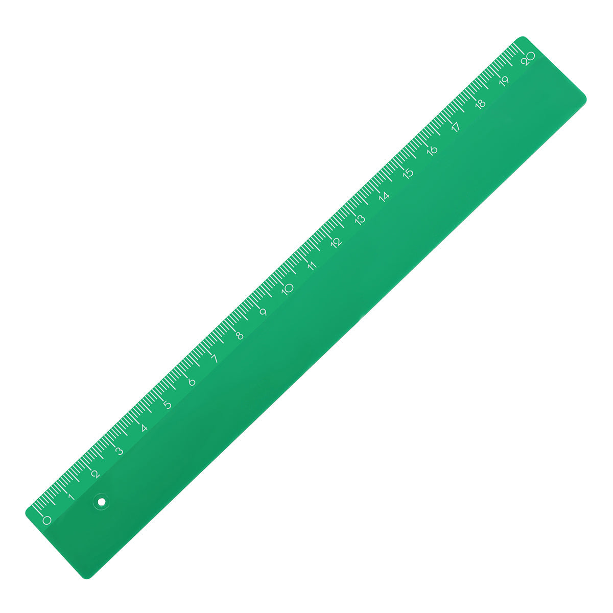 Lineal 20 cm grün