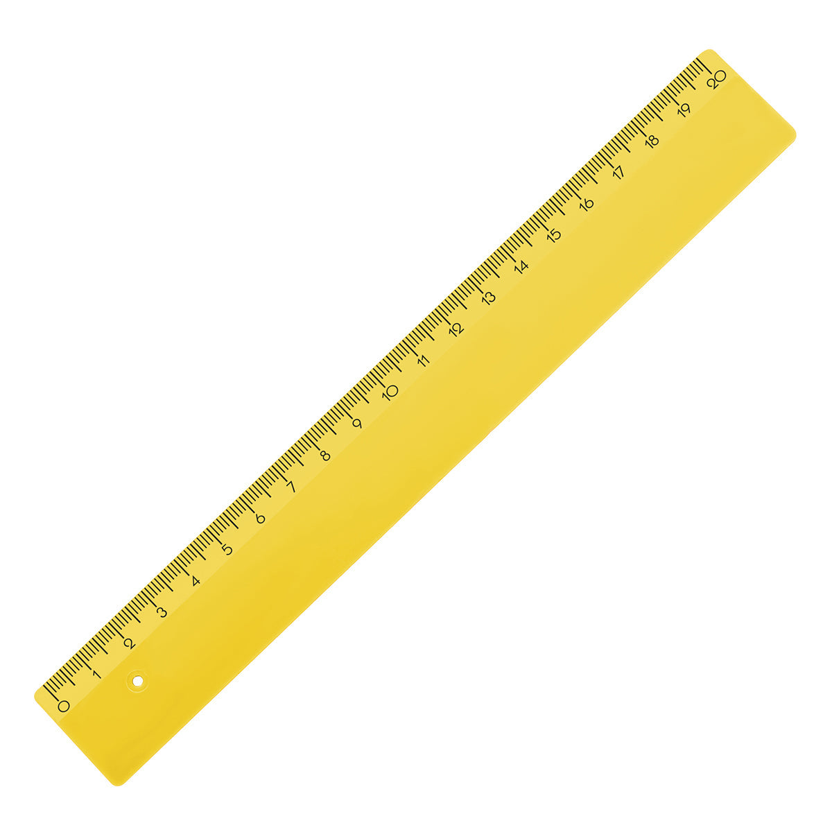 Lineal 20 cm gelb