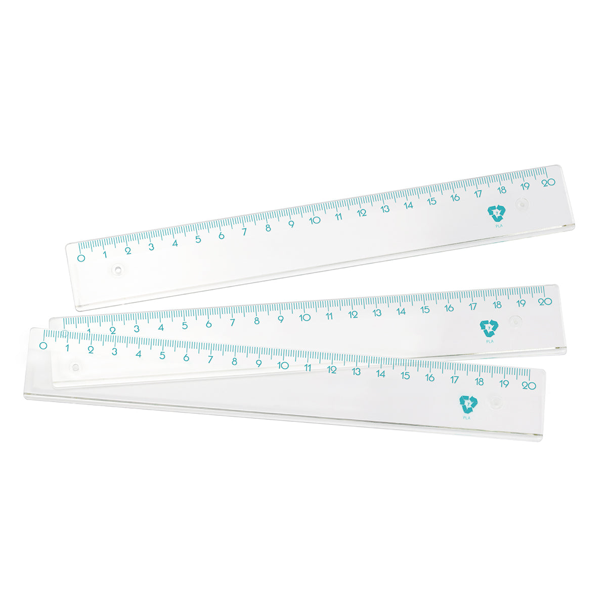 Lineal Bio 20 cm glasklar