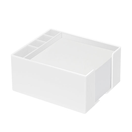 Zettelbox mit Köcher "Ypsilon" weiß