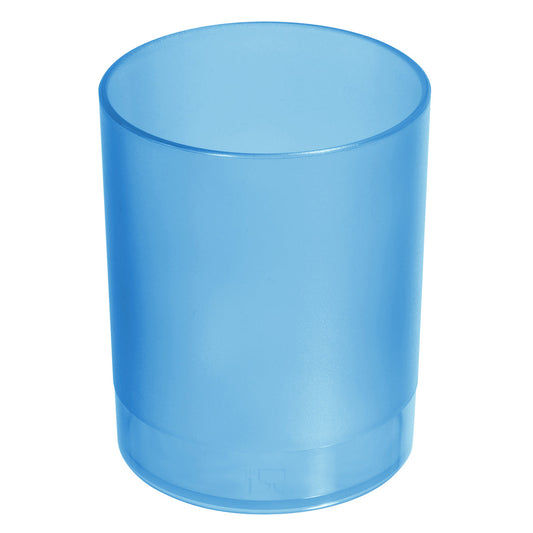 Stifteköcher gefrostet blau