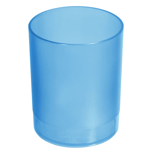 Zahnputzbecher gefrostet blau