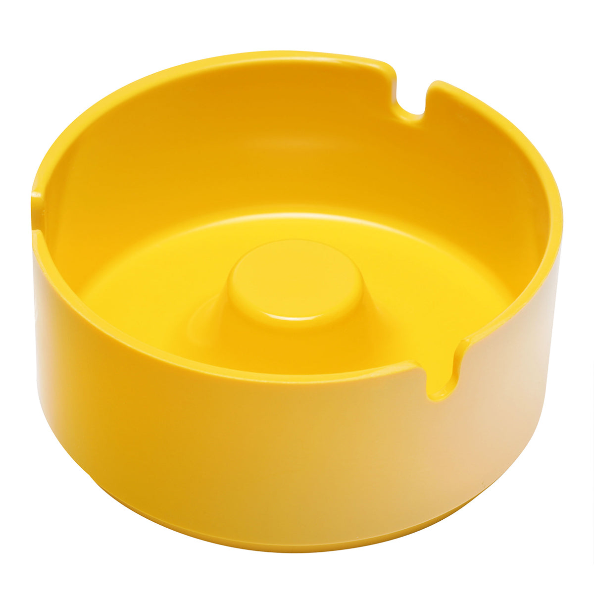 Aschenbecher, stapelbar gelb
