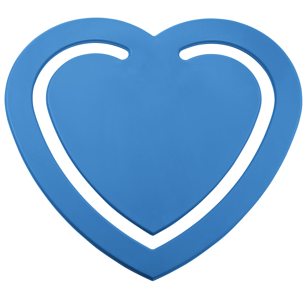 Zettelklammer Recycling "Herz" recycling blau