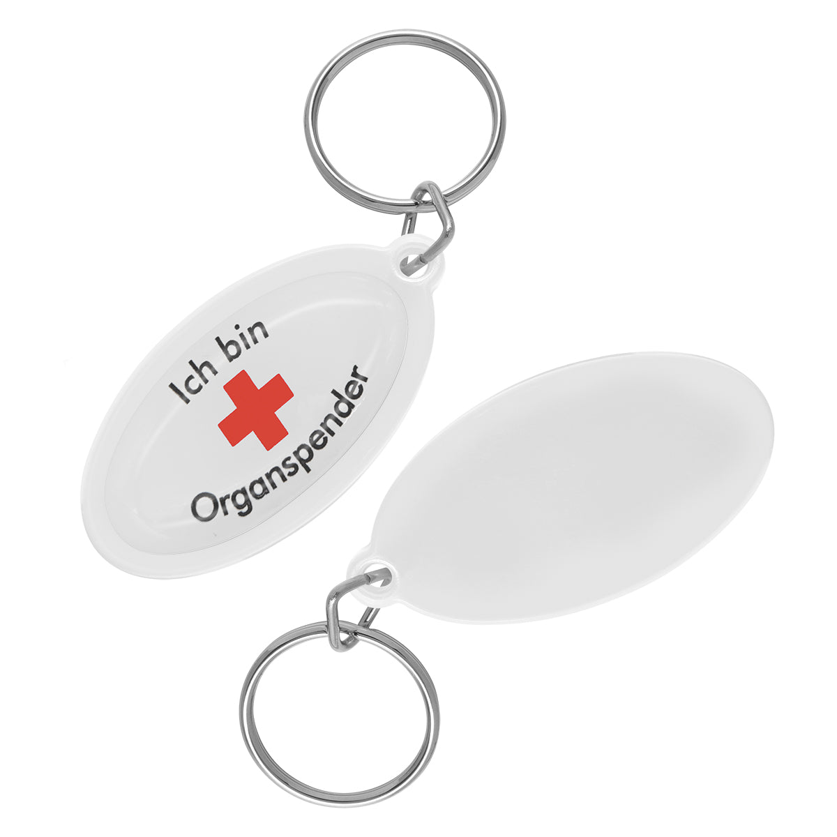 Schlüsselanhänger "Organspender" weiß