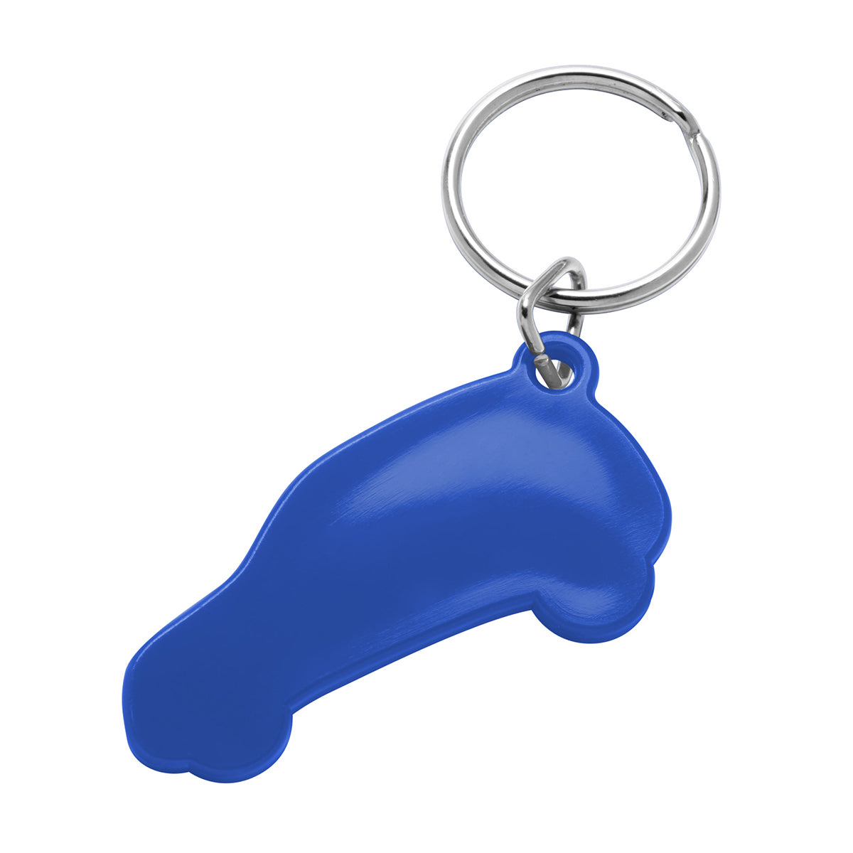Schlüsselanhänger "Auto" blau
