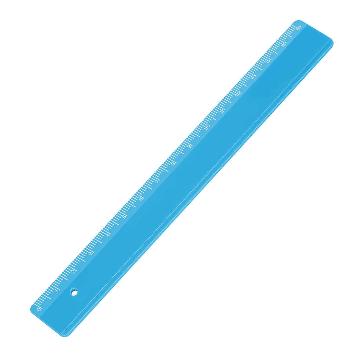 Lineal 16 cm blau