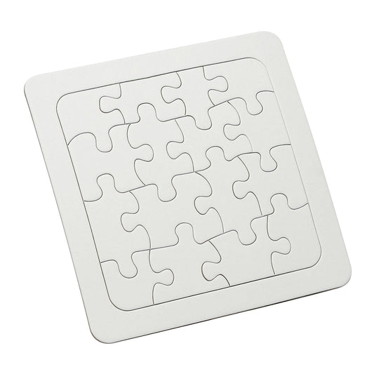 Puzzle "Quadrat" weiß