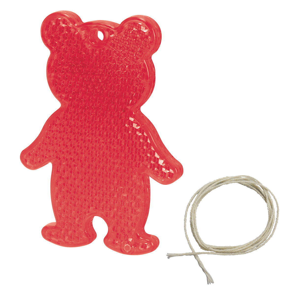 Sicherheits-Reflektor "Bär" rot-transparent