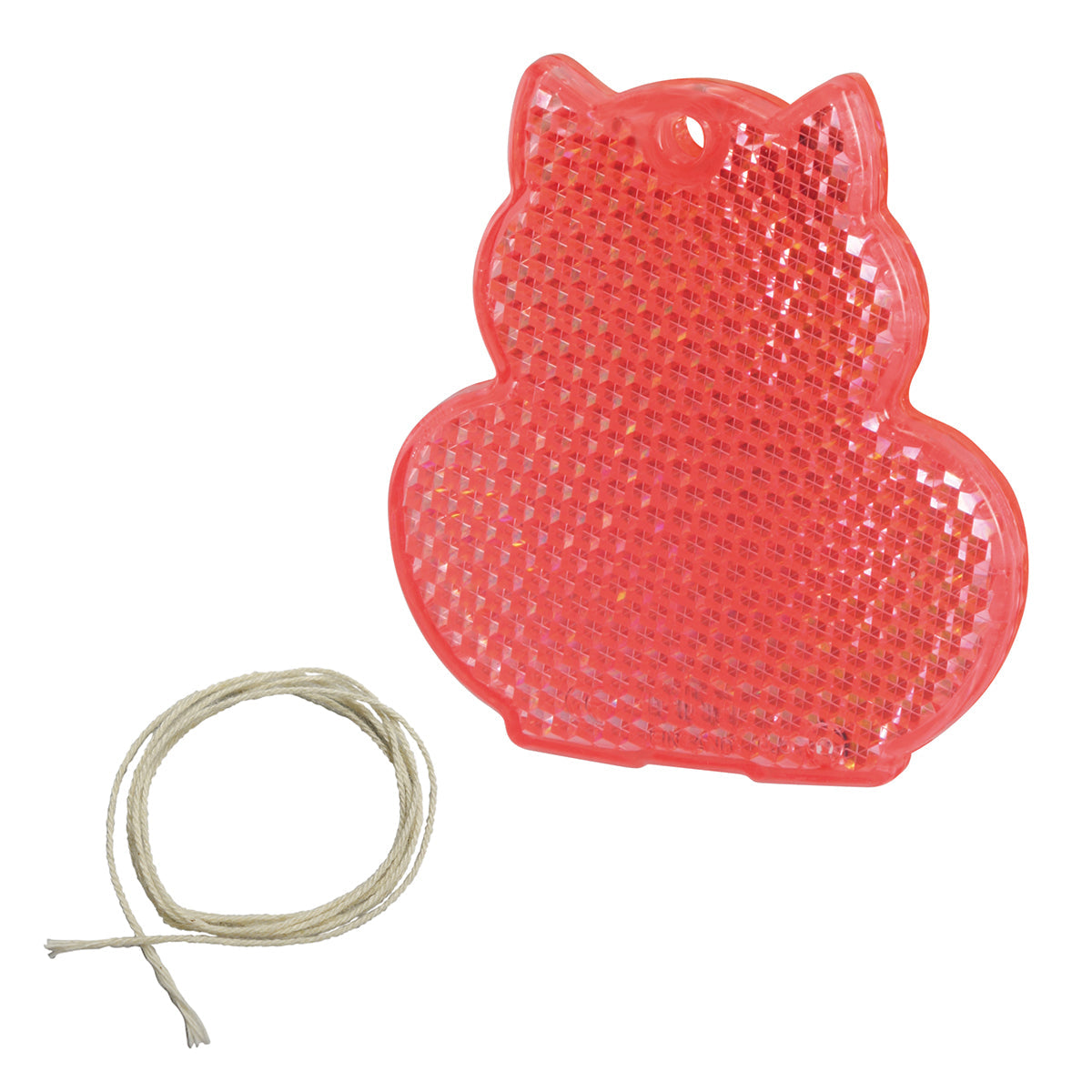 Sicherheits-Reflektor "Katze" rot-transparent