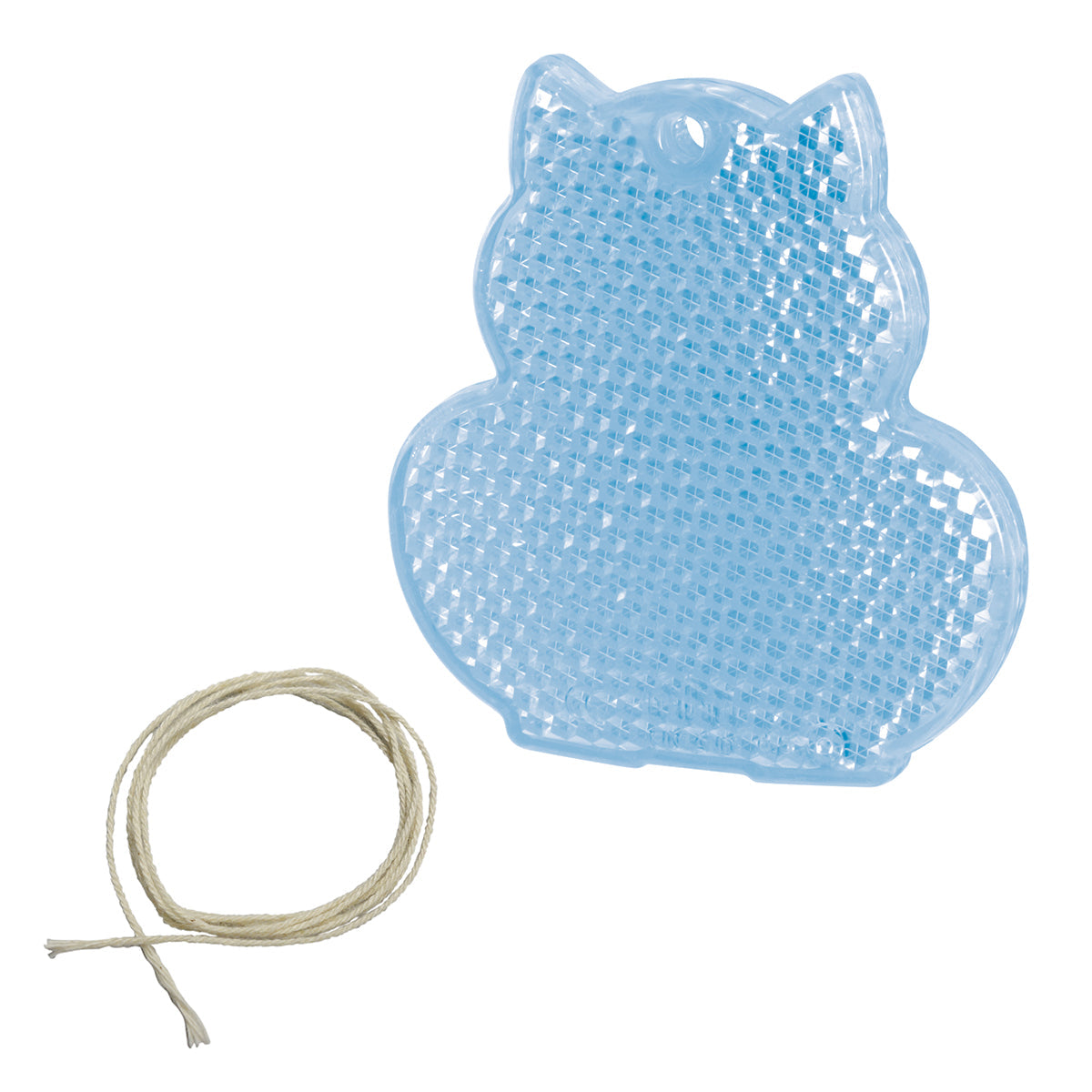 Sicherheits-Reflektor "Katze" blau-transparent