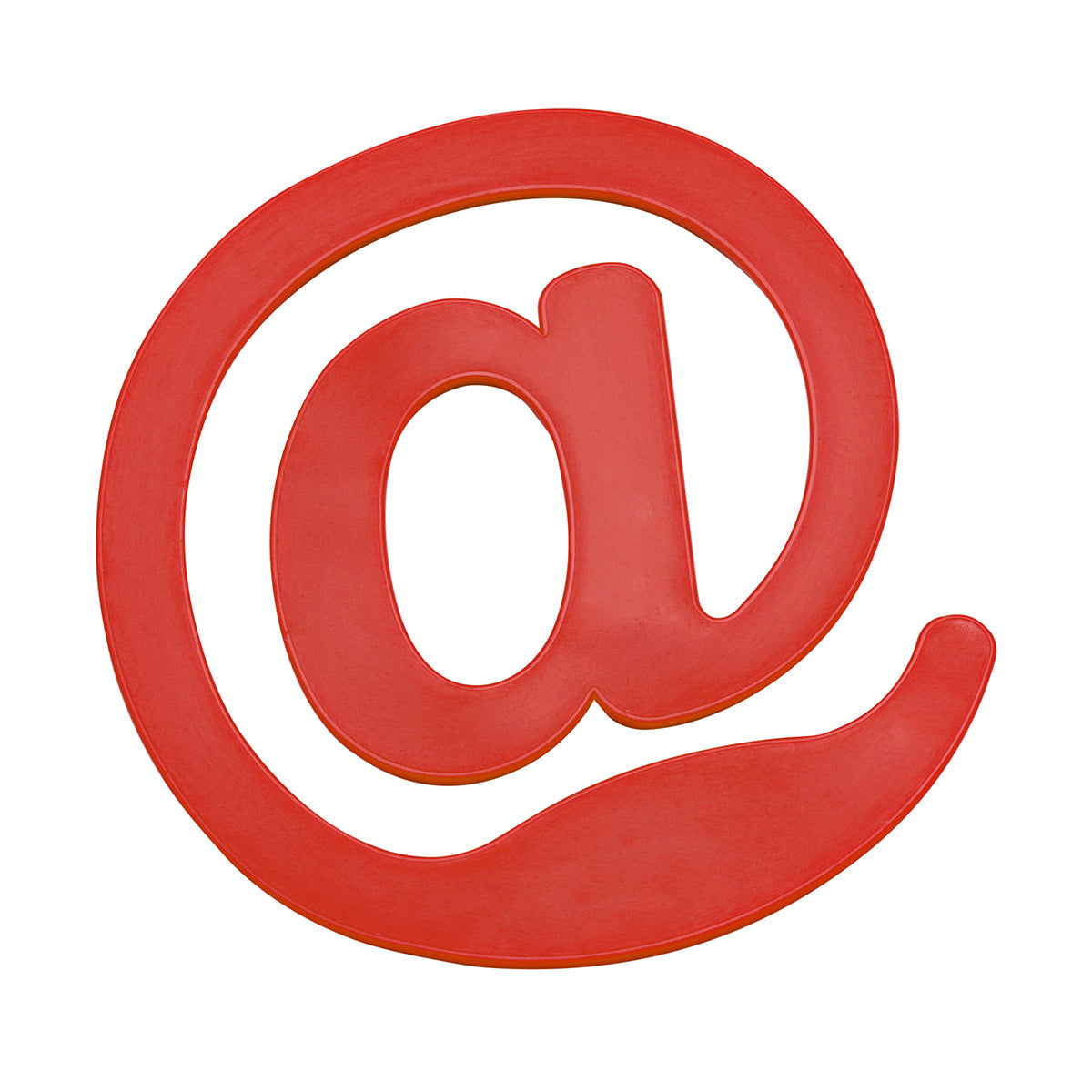 Zettelklammer "@-Zeichen" rot
