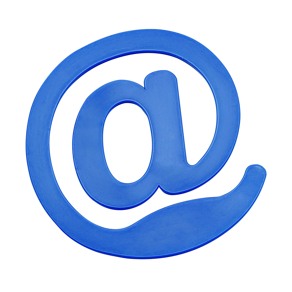 Zettelklammer "@-Zeichen" blau
