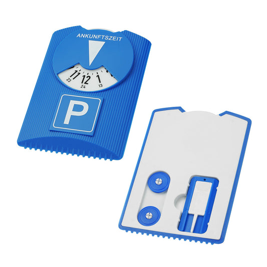 Parkscheibe "Design" blau