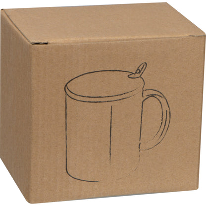 Keramiktasse mit Löffel und Bambusdeckel LOTHAR
