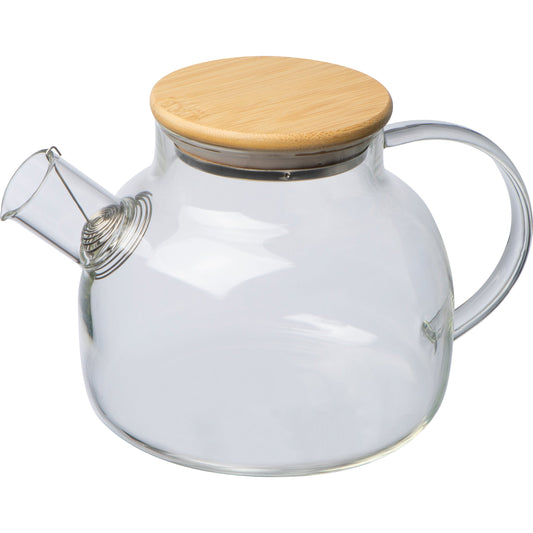 Glaskanne mit Bambusdeckel, 1.000ml LUCILLE