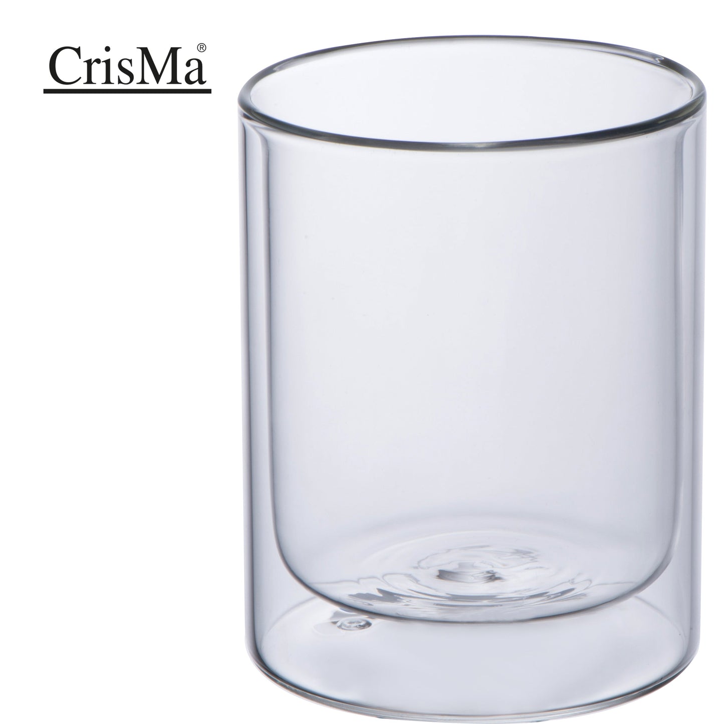 CrisMa Doppelwandige Glastasse 330ml STUART