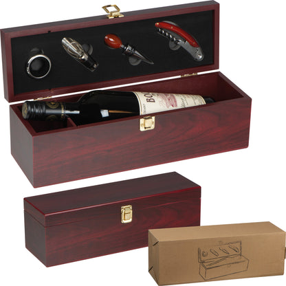 Weinbox aus Holz für 1 Flasche  GRAHAM