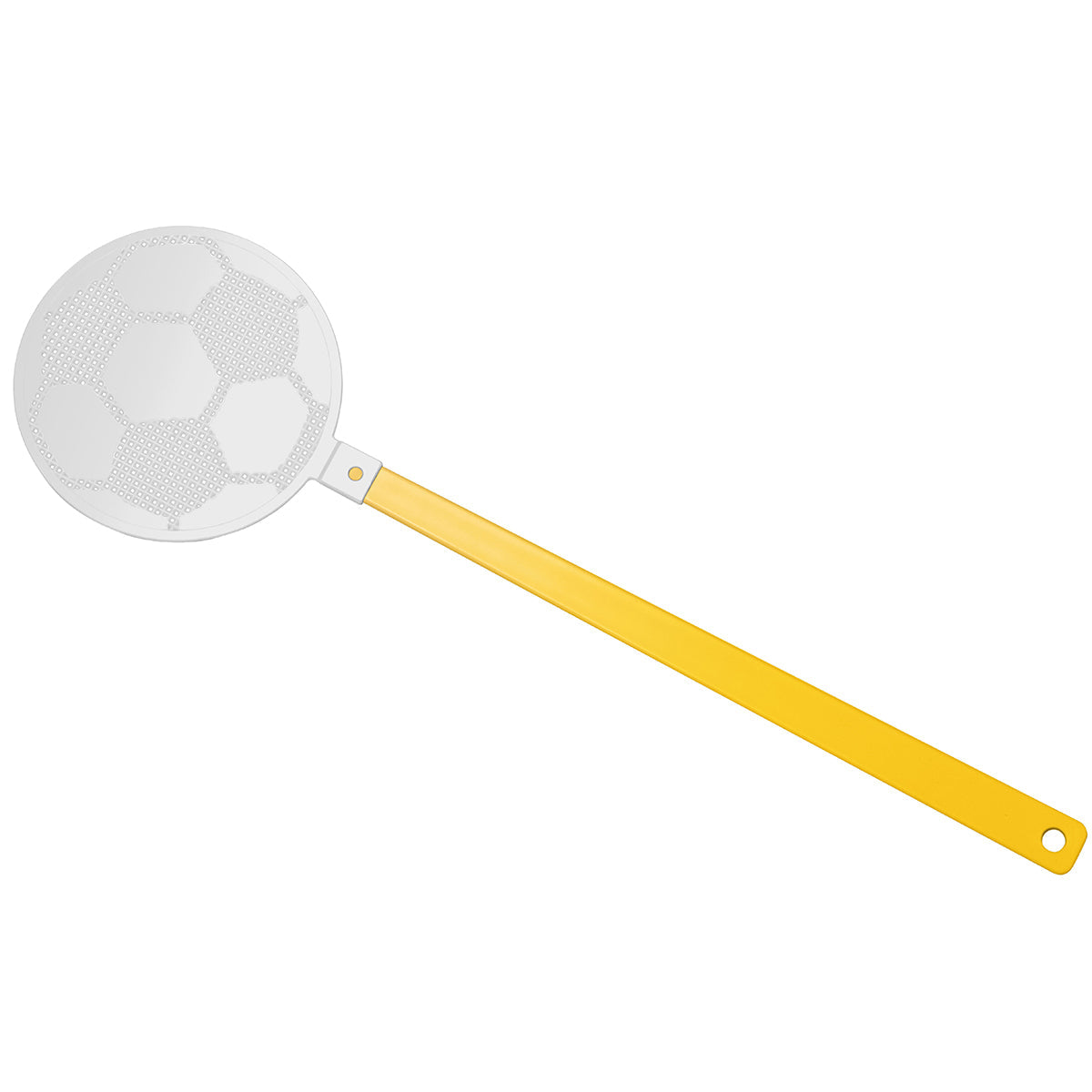 Fliegenklatsche "Fußball" gelb