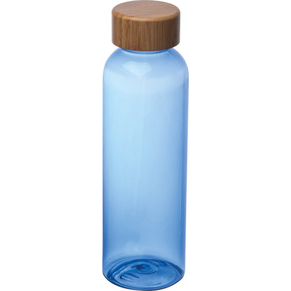 Trinkflasche aus PET mit Bambusdeckel, 500ml  SAMBOR