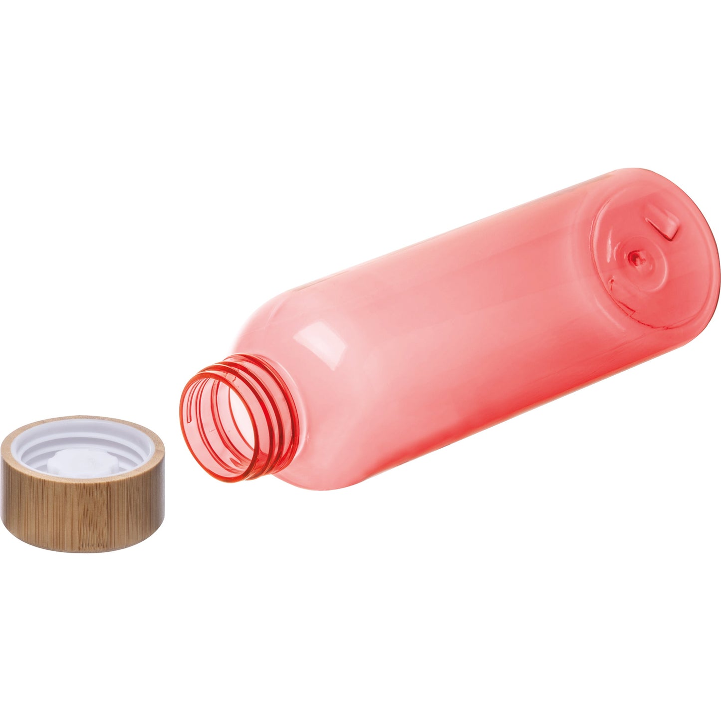 Trinkflasche aus PET mit Bambusdeckel, 500ml  SAMBOR