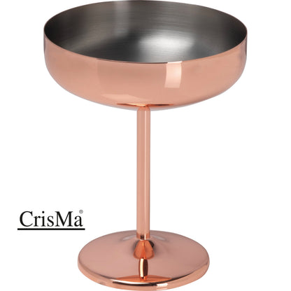 CrisMa Stilbecher mit Kupfer, 300ml EUGENIA