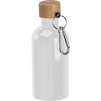 Edelstahltrinkflasche mit Karabiner, 400ml MARILYN