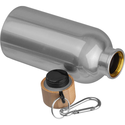 Edelstahltrinkflasche mit Karabiner, 400ml MARILYN