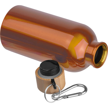 Edelstahltrinkflasche mit Karabiner, 400ml MARILYN