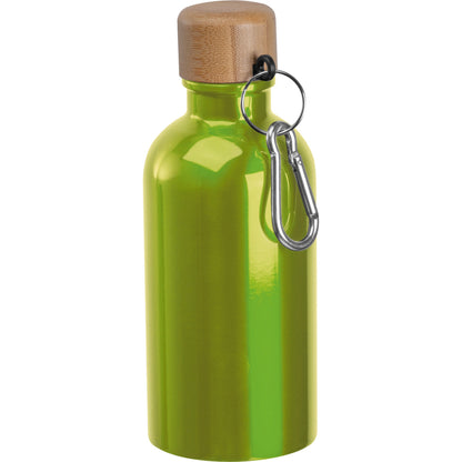 Edelstahltrinkflasche mit Karabiner, 400ml MARILYN
