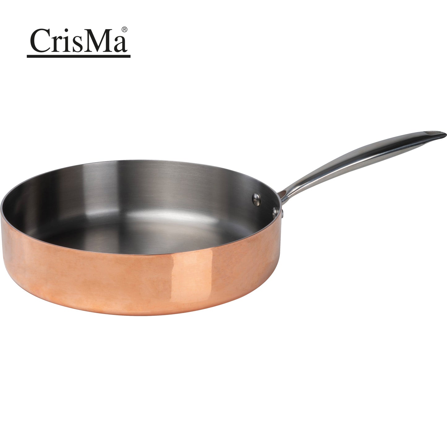 CrisMa Induktionsbratpfanne mit hohem Rand  BERTHA
