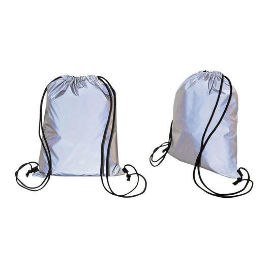 Turnbeutel "REFLECTIVE" silber