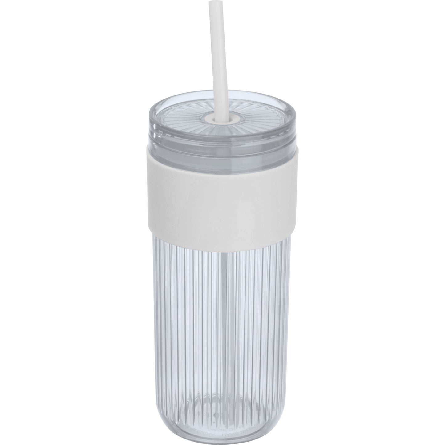 Becher mit Trinkhalm, 660ml SOLEDAD