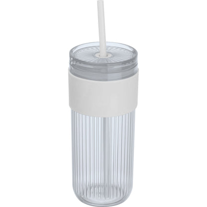 Becher mit Trinkhalm, 660ml SOLEDAD