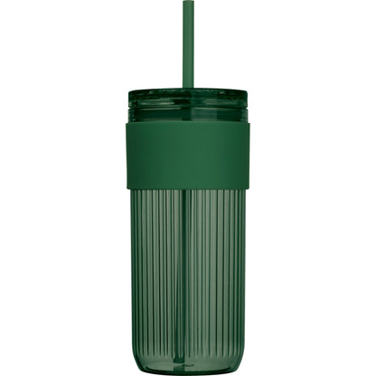 Becher mit Trinkhalm, 660ml SOLEDAD