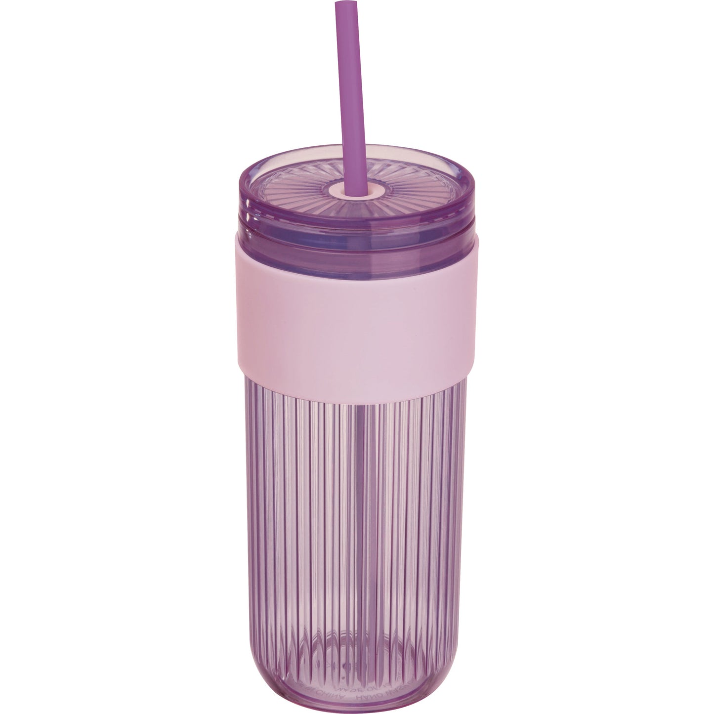 Becher mit Trinkhalm, 660ml SOLEDAD