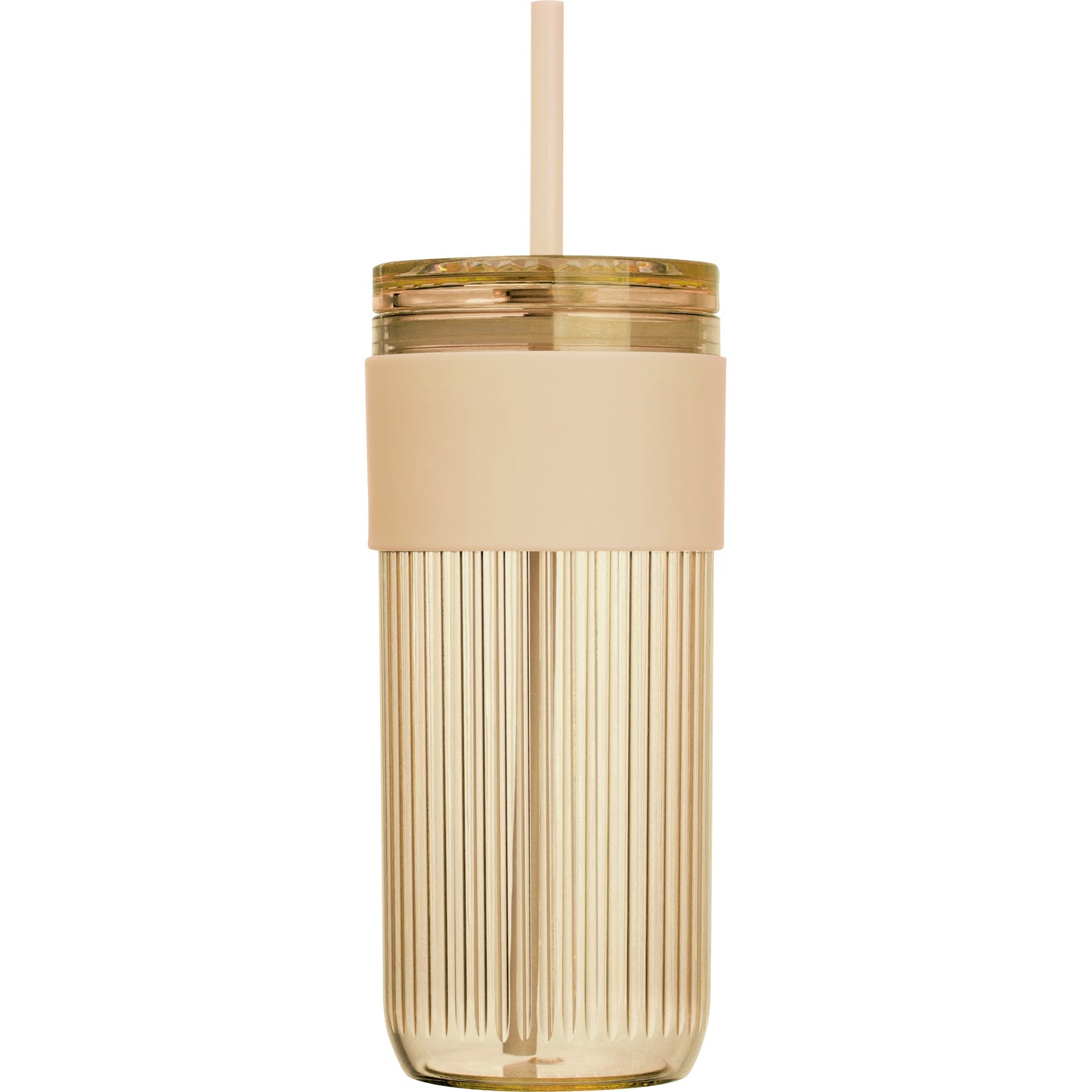 Becher mit Trinkhalm, 660ml SOLEDAD