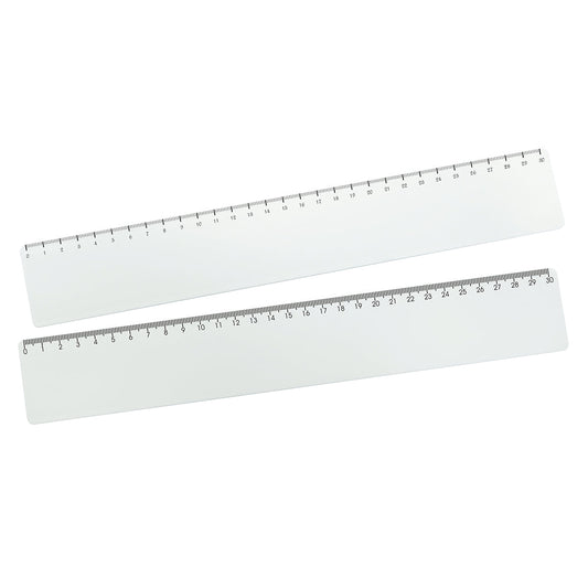 Lineal "Maxi" 30 cm weiß