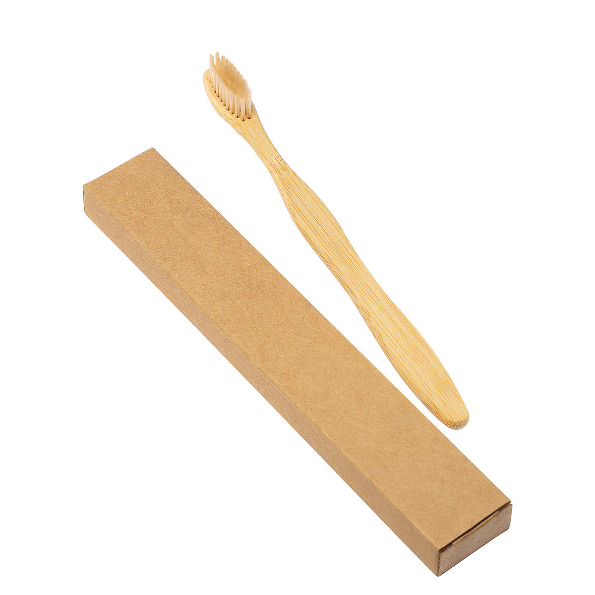 Zahnbürste Bambus beige