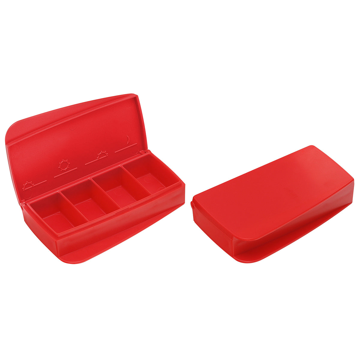 Pillendose "Alpha" rot