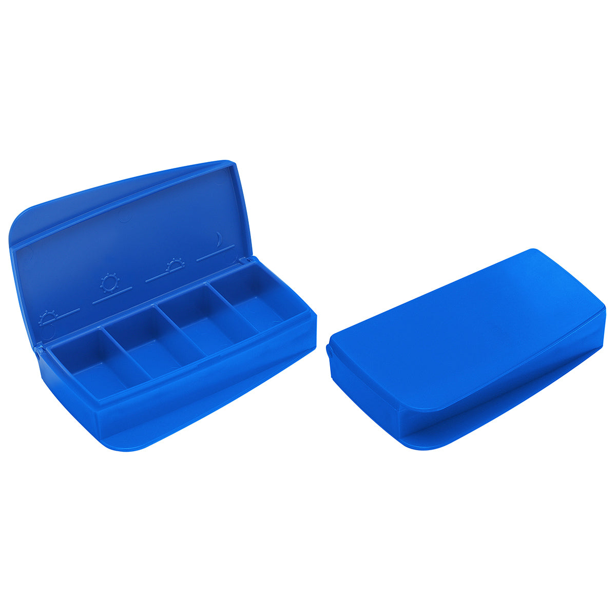 Pillendose "Alpha" blau